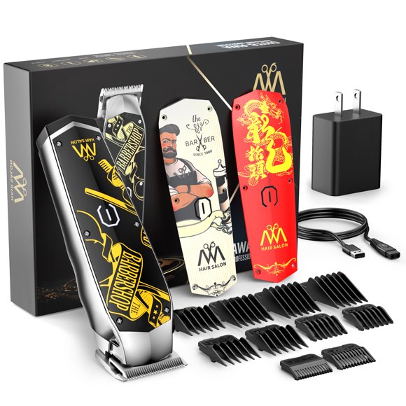 INBUTY Hair Clippers for Men,Professional Barber Clippers Hair Cutting Grooming Kit USB Rechargeable Cordless Hair Trimmer