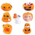 thumbnail image 1 of 7PCS Pumpkin Ghostly Figurines For Desktop Decorations Cute Halloween Resin Ornamentation Durability Party Display Sculpture, 1 of 5