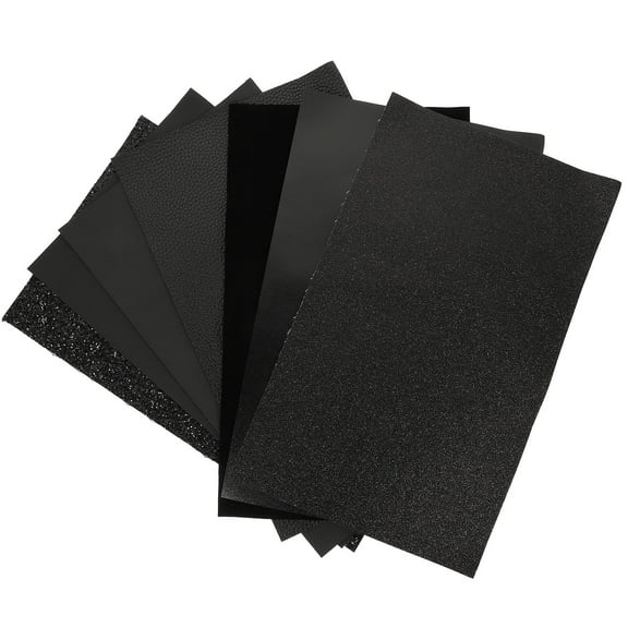 OFFIGAM 7Sheets Set Black Craft Felt Fabric Sheets for Diy Projects and Sewing Enthusiasts