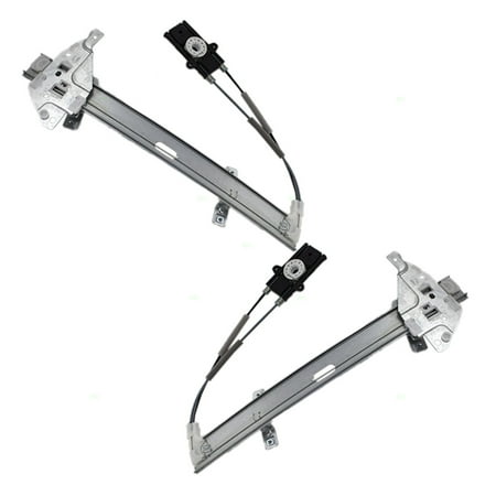 Oldsmobile Driver Side Regulator Driver and Passenger Front Power Window Lift Regulators Replacement for Buick Oldsmobile 10334397 10334396 ()