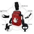 thumbnail image 5 of XYZCANDO Father Christmas Small Crossbody Bags for Teen Girls Heart Cellphone Messenger Handbag with Zipper Stylish Cross Body Phone Purse with Strap for Running Shop Travel, 5 of 7