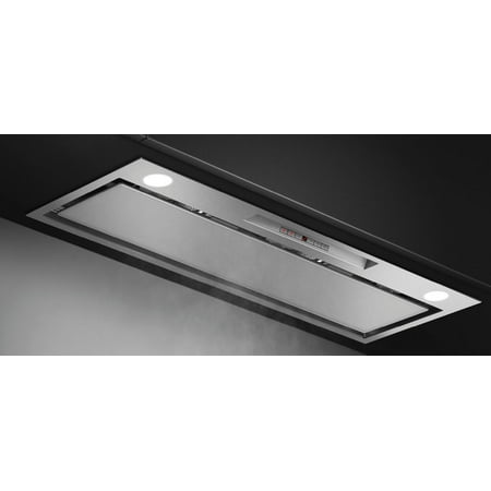 Fisher & Paykel - Perimeter Insert 36" Externally Vented Range Hood - Brushed stainless steel