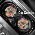 thumbnail image 3 of SPEKSEE Insects Print Ceramic Car Interior Coasters 2 Pack, Anti Slip 2.56 Inch Absorbent Cup Mat Interior Accessories Fit for Most Cars, 3 of 7