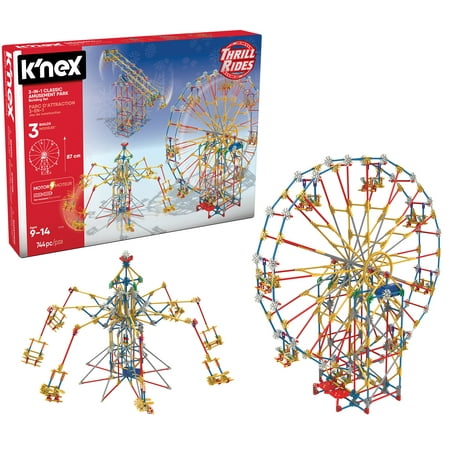 K Nex Thrill Rides 3 In 1 Classic Amusement Park Building