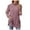 Purple, variant on Ediodpoh Women's Half Turtleneck Long Sleeved Loose Split Pocket Sweater Top Womens Sweaters Light Gray L