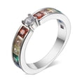 thumbnail image 2 of YUEHAO Rings Is Finger The Day Ring Party Lady Colorful F or Rainbow Rings, 2 of 2