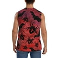 thumbnail image 4 of Balery Bats And Spiders Camisetas sin mangas para hombre, absorbe la humedad y protege contra el mal olor.-Medium, 4 of 7