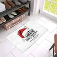 thumbnail image 3 of MKHERT Funny Christmas French Bulldog with Santas Hat and Glasses Doormat Rug Home Decor Floor Mat Bath Mat 23.6x15.7 inch, 3 of 3