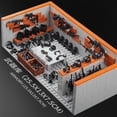 thumbnail image 2 of Bloques de construcción MOC, arma militar, arma de armadura, modelo de estante, equipo de fuerza SWAT, conjunto de accesorios, ladrillos, juguetes para niños, 2 of 5