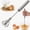 S, variant on Semi-Automatic Hand Push Whisk, Stainless Steel Rotary Egg Beater & Milk Frother, Effortless Push-Down Mixer Blender for Baking, Cooking, Coffee & Batter, No Required (large, 13.6-Inch)