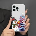 thumbnail image 1 of Christmas Pattern, 2.0 Transparent Full Package Thick Protective Phone Case, Shockproof Silicone Soft Rubber TPU Phone Case, Suitable For IPhone 7 To 15 Full Series, 1 of 5
