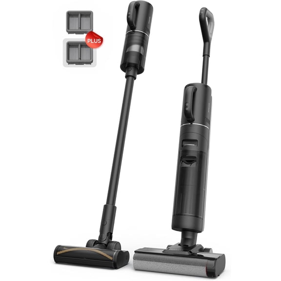 Dreame G10 Combo Cleaning Bundle Wet Dry Vacuum Cleaner, 2-in-1 Cordless Floor Cleaner Vacuum Mop for Multi-Surface, up to 50 Min Runtime, One-Step Self Cleaning, Lightweight, Black