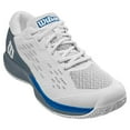 thumbnail image 2 of Men's Rush Pro Ace Pickler Pickleball Shoes White and Stormy Weather, 2 of 5