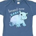 thumbnail image 4 of Inktastic Brand New Baby Cute Baby Hippo Boys or Girls Baby Bodysuit, 4 of 5