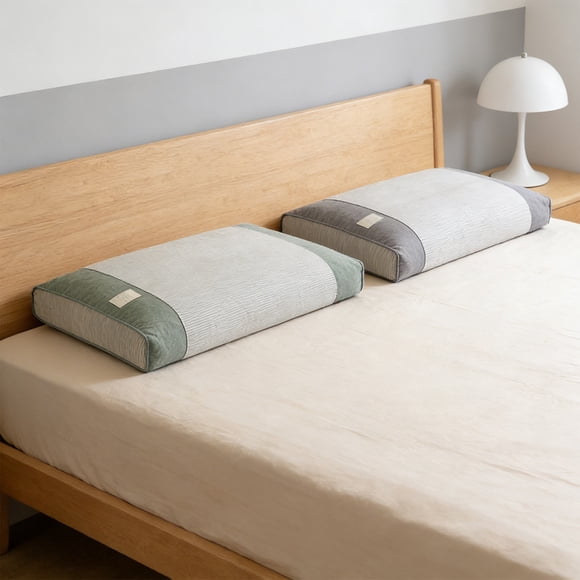 Gifts YYV Buckwheat Pillow Core Natural Buckwheat Hull Pillow Firm Support Breathable Hypoallergenic Filling Adjustable Height Dorm Home Neck Support Cushion 48 x 28 cm