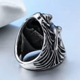 thumbnail image 5 of K-KED Goddess Venus de Milo Statue Ring Stainless Steel Aphrodite Mens Biker Punk Ring-8, 5 of 6