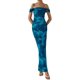 thumbnail image 3 of Vestido PRETTYGARDEN Floral de Verano 2025 con Hombros Descubiertos XL, 3 of 5