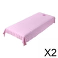 thumbnail image 1 of 2 Sábanas Para Mesa De Con Orificio, Funda De Cama De Premium Para SPA , Color Rosa, 1 of 8