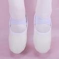 thumbnail image 2 of Miqool Ballet Dance Shoes for Kids Stretch Soft Sole Elastic Strap Practice Shoes for Perform Dance Yoga, 2 of 9