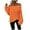 Orange, variant on Vedolay Winter Tops Turtleneck Long Sleeve Pullover Sweater Purple,M
