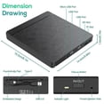 thumbnail image 5 of Slim External Usb 30 Dvd Cd Rw Writer Drive Burner Reader Player For Laptop Pc, 5 of 5