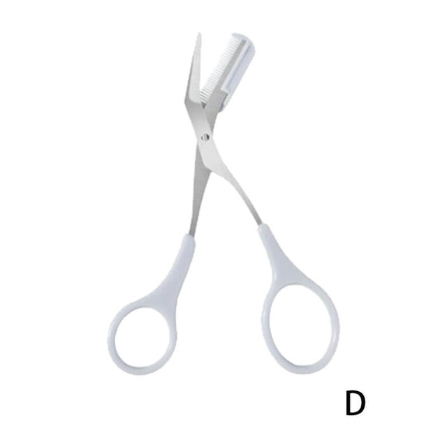 1pcs Eyebrow Trimmer Scissor With Comb Hair Removal Tools Shaping B5N6 O7Q8