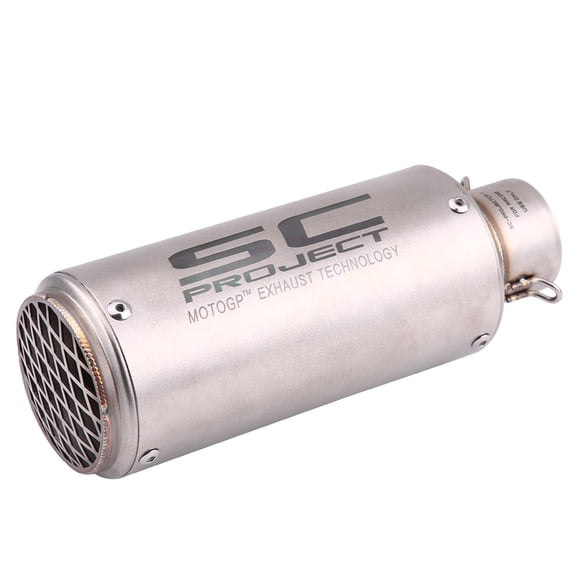 Tubo de escape universal de Acero Inoxidable Ecomeon Plata 240 mm