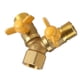 thumbnail image 1 of Conector de grifo doble manguera de 2 vías ANGGREK para riego de jardín de Latón G1/2, 1 of 8