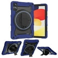 thumbnail image 2 of 3in1 Rotating Stand Case for Xiaomi Redmi Pad SE 11.0 inch Released 2023 with Hand/Shoulder Strap, Shockproof Rugged, Blue, 2 of 7