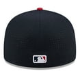 thumbnail image 4 of Men's New Era Navy/Red  Texas Rangers 2025 MLB All-Star Game Workout Side Patch 59FIFTY Fitted Hat, 4 of 5
