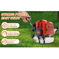 thumbnail image 4 of Floseru 52CC 2-Cycle Weed Eater Gas Powered,2.3 KW String Trimmer Edger,Hedge Trimmer and Brush Cutter Blade, 2026 Upgrade 5-in-1 Multi Yard Care Tools, Rubber Handle & Shoulder Strap for Weeds, 4 of 9