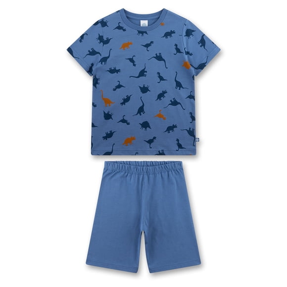 Sanetta pijama de niño - corto, Niños, ropa de dormir, pijamas, algodón Azul 128