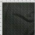 thumbnail image 4 of oneOone Viscose Chiffon Dark Green Fabric Floral Craft Projects Decor Fabric Printed By The Yard 42 Inch Wide, 4 of 4
