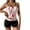 Red, variant on YABCSAZ Tankini Swimsuits for Women Tummy Control Two Piece Bathing Suits Round Neck Flowy Swim Tops Casual Long Torso Tank Tops and Solid Color Shorts