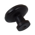 thumbnail image 2 of GlideRite 1.125 in. Round Ring Classic Cabinet Knob, Oil Rubbed Bronze, 2 of 4