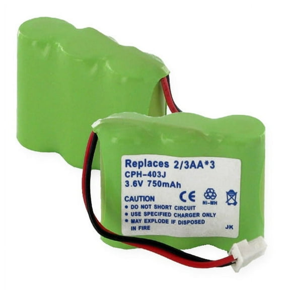 3X2/3AA NiMH 750mAh/J CONNECTOR Cordless Battery