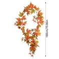 thumbnail image 3 of 5.9ft Fall Maple Leaf Garland, Artificial Autumn Vine with Leaves for Thanksgiving Christmas Home Decor, Wedding Party Hanging Decoration, 3 of 7