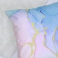 thumbnail image 4 of Colorful Marble Throw Pillow Covers 18 x 18 Inch Pink Purple Blue Turquoise Watercolor Abstract Modern Decorative Pillows for Couch Sofa Bed Home Decor Set of 4, 4 of 6