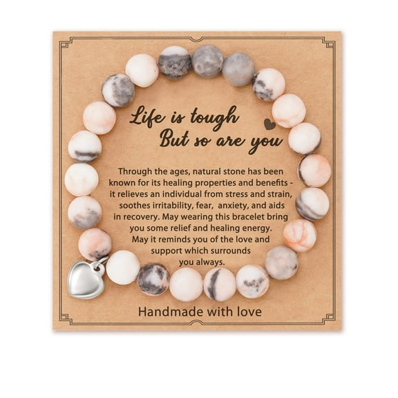 Firefly Hope Exquisitely Handcrafted Bracelet Adorned with Natural Stones, 7 inches, A