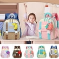 thumbnail image 2 of School Backpack for Ages 6rd 7th 10th 12th Middle Elementary Cute School Bag Students Solid Color Bookbag Middle Elementary, 2 of 5