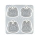 thumbnail image 1 of de resina de silicona de 4 formas, de joyería colgante con orificio para colgar para manualidades DIY, 1 of 9
