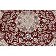 thumbnail image 4 of Rugs.com Rabia Collection Rug – 10' Round Burgundy Low Rug Perfect For Kitchens, Dining Rooms, 4 of 8