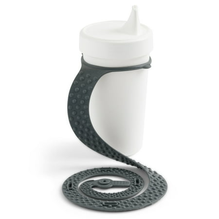 UPC: 0811470031261 | BooginHead Silicone SippiGrip Sippy Cup Holder  Infant Toddler Boys and Girls  Charcoal Gray