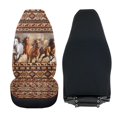 thumbnail image 3 of Uorisanigo Car Seat Covers Front Seats Only Soft and Comfortable Aztec African Tribal Horse Automotive Vehicle Seat Covers for Interior Decor, Universal Fit for Cars, Sedans, Trucks, SUVs, 3 of 7