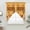 Orange, variant on Farmhouse Deer Swag Valances for Windows, Kitchen Curtains 36 Inch Length 2 Panels Set, Wildlife Elk Animals Rustic Orange Short Curtains for Small Windows Rod Pocket Cafe Curtains Drapes 28"x36"