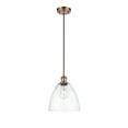 thumbnail image 3 of 516-1P-WPC-GBD-94 Innovations Lighting Ballston Bristol Glass 1 Light 9" Cord Hung Mini Pendant Black Antique Brass/Matte White, 3 of 4
