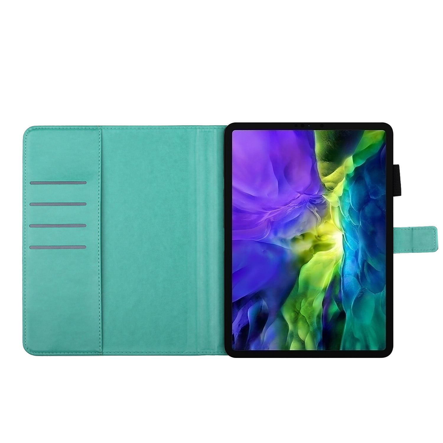 TECH CIRCLE Case for Apple iPad 10th Generation 10.9 Inch 2022,PU Leather Folio Flip Stand Smart Protective Cover with Auto Wake/Sleep Pencil Holder Soft Back Cover for iPad 10th Gen 10.9",Green