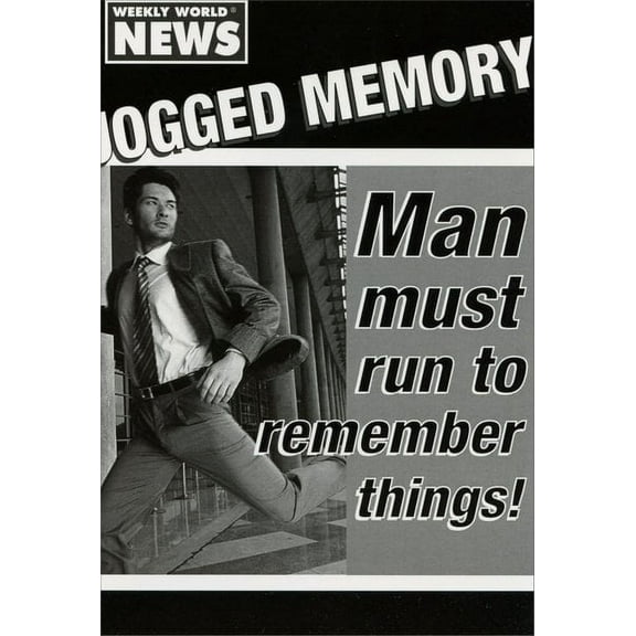 Nobleworks Jogged Memory Funny / Humorous Birthday Card