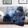 thumbnail image 2 of Blanket, Flannel Throw Blanket Sofa Chair Cover Decorative For Bed Couch Soft, 2 of 8