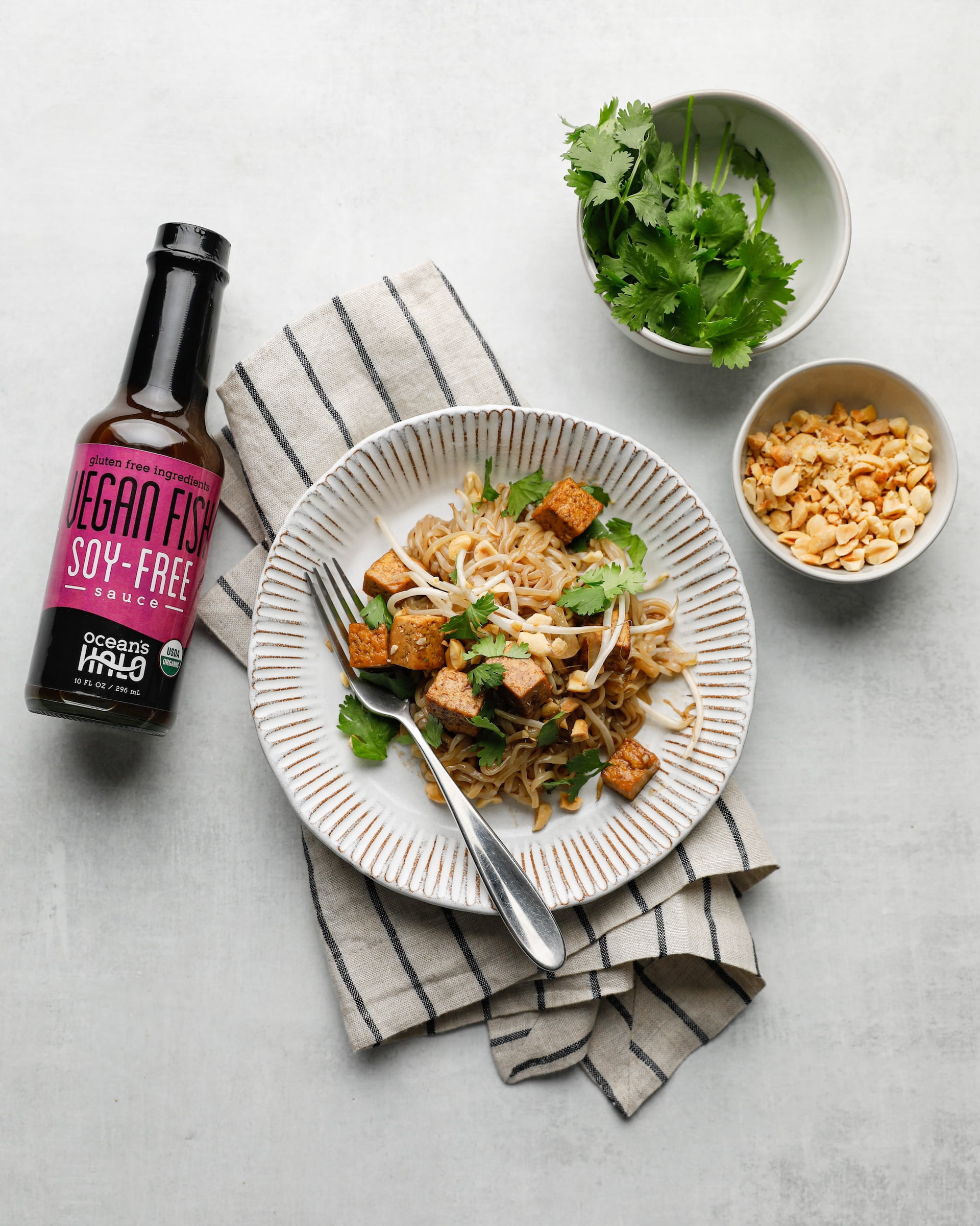 (2 pack) Ocean's Halo, Organic Fish Sauce, Soy-Free, Vegan, 10oz Bottle